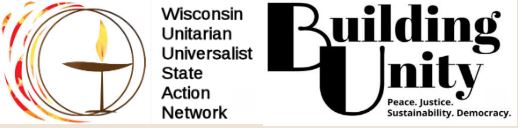 Wisconsin UU State Action Network Building Unity logo