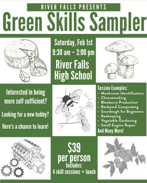 Green Skills Sampler  through Community Education, Feb 1, 2025