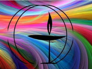 UUA chalice with multiple colors