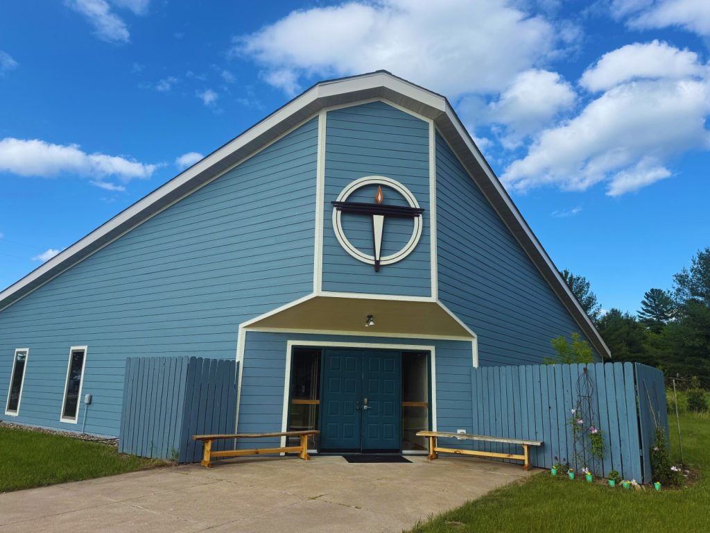 Exterior front of the church